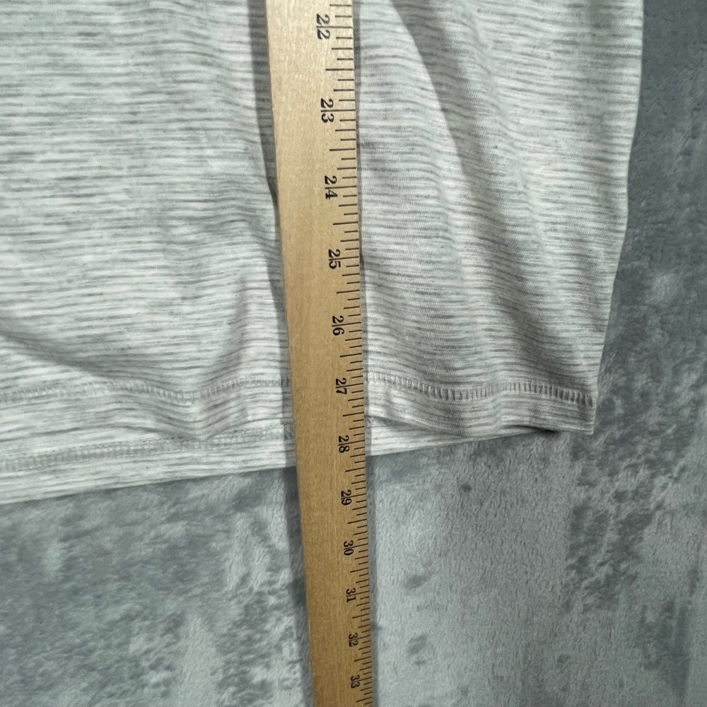 Billy Reid Mens Grey Space Dye Short Sleeve Henley Shirt XL Cotton Blend Peru - Picture 8 of 10